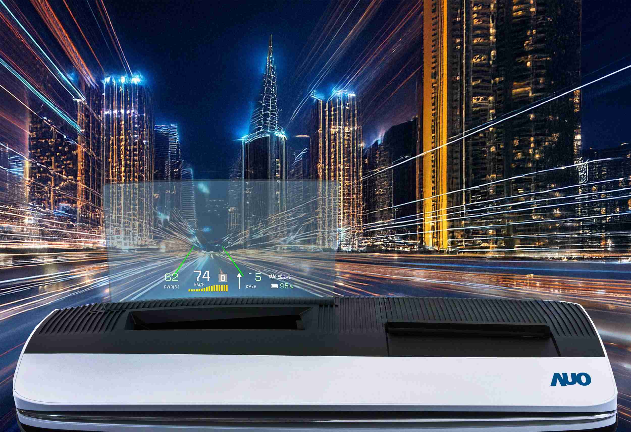 z6尊龙推出13吋Micro LED抬头显示器，，，提供高入眼亮度、、、高色彩饱和度的显示质量，，，在阳光下或黑暗中都清晰可见，，，，并利用Micro LED模块体积小的优势，，解决车用空间有限的痛点